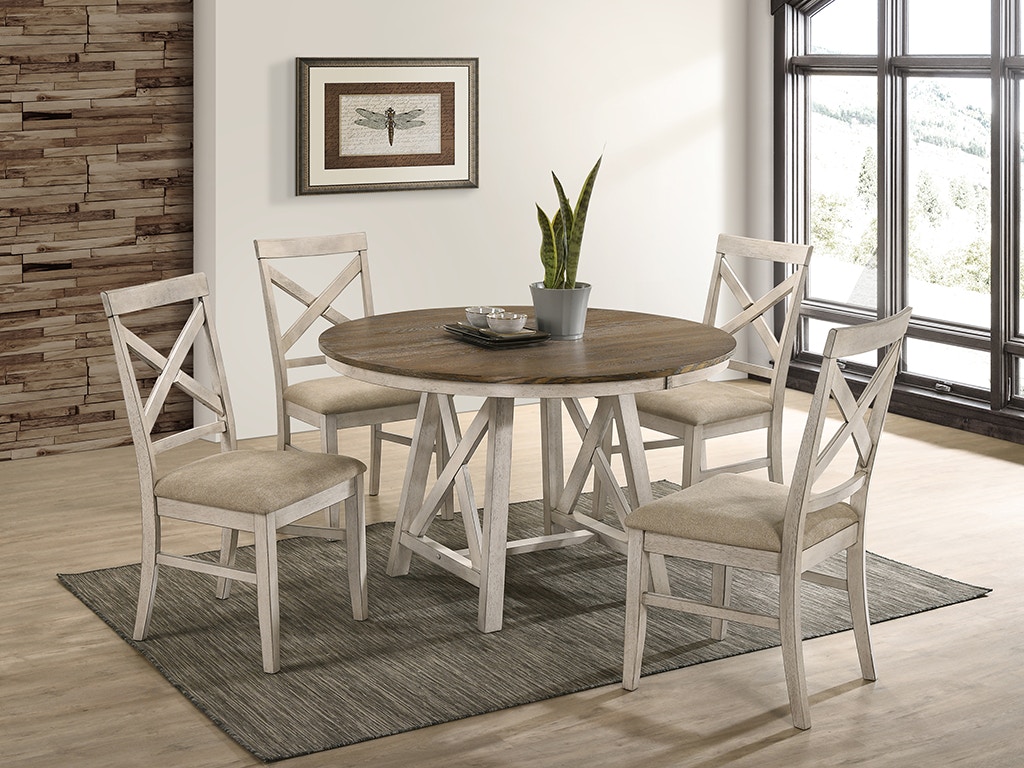 New Classic Casual Dining Somerset Round Table 4 Chairs